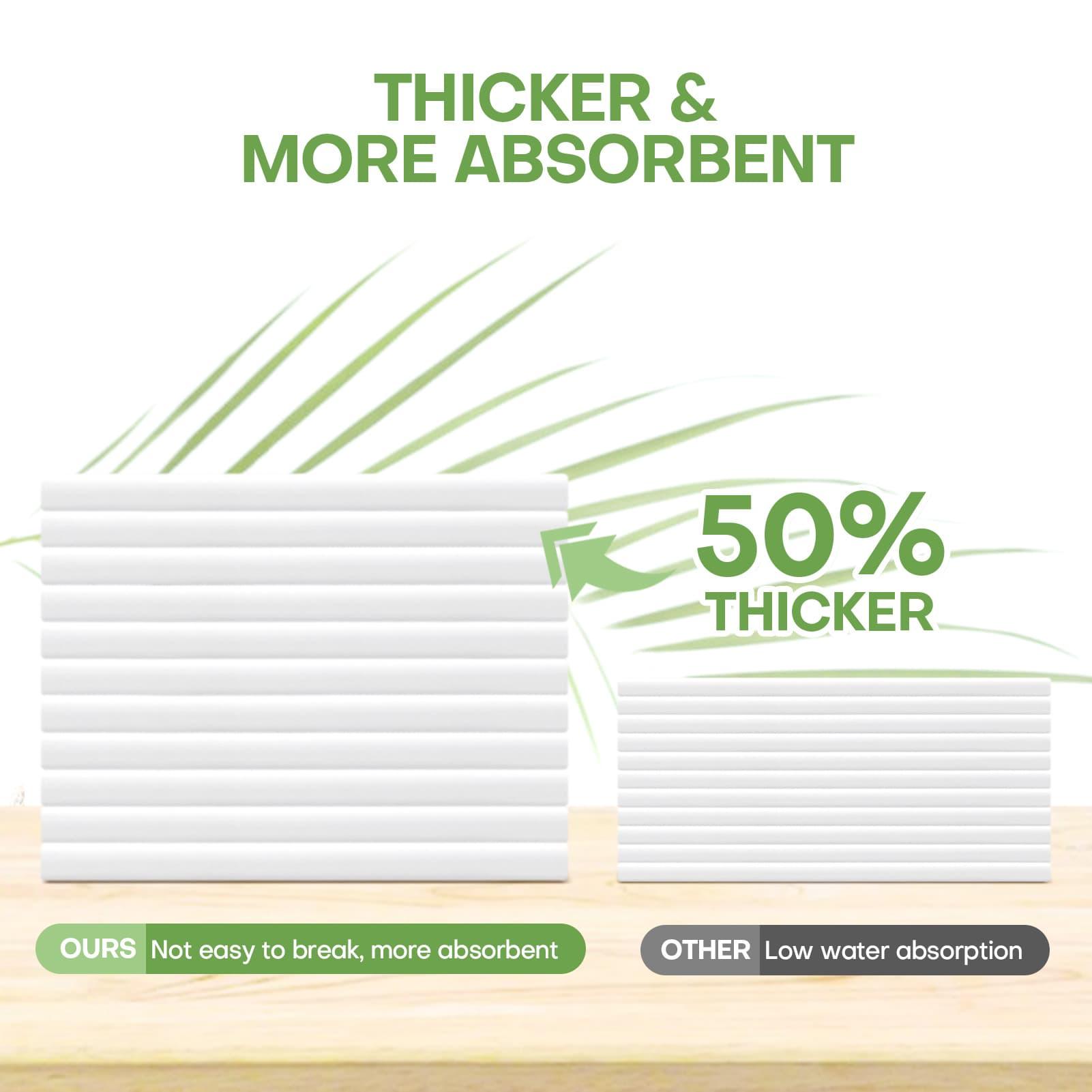 Compressed Towels 500 Count - Thicken - Sensitive Skin - Fancyou