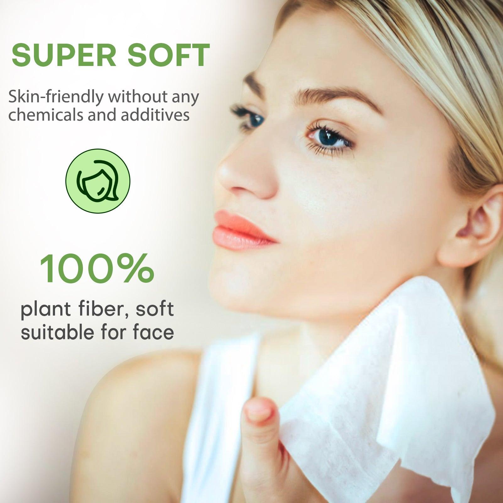 Compressed towels Disposable Face Towel - Thicken - SKIN FRIENDLY Sensitive Skin - Fancyou