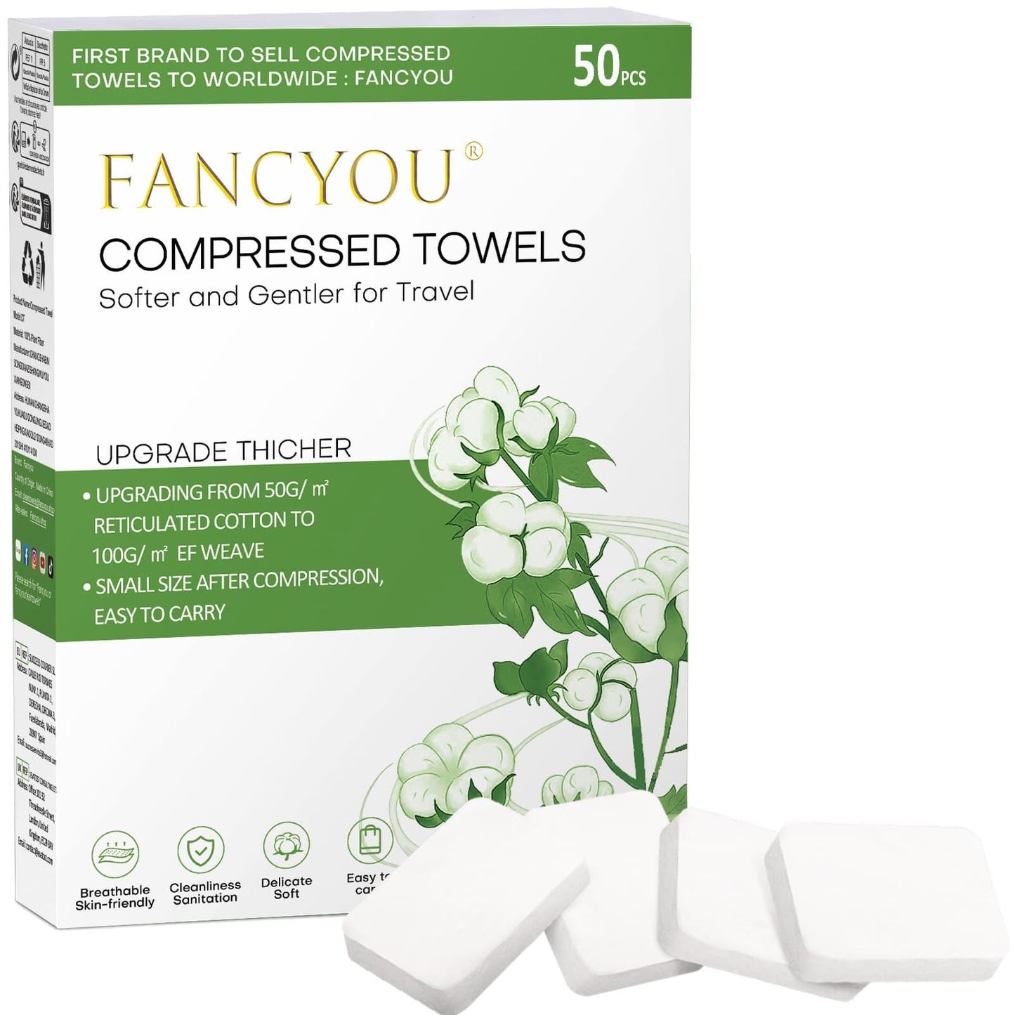 Large Compressed Towels - Fancyou